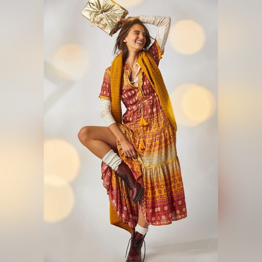 Free People Rare Feelings Maxi Dress!